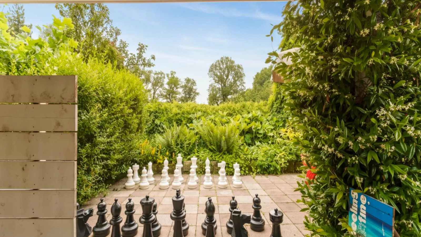 Wellnesshuisje Engelse Tuin-Tuinen zomer