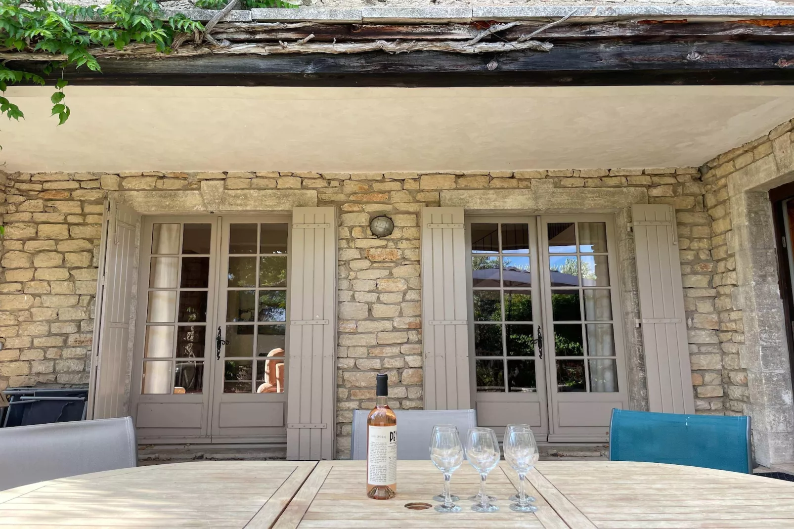La Familiale - Maison provençale avec piscine et vue imprenable sur Gordes-Terrasbalkon