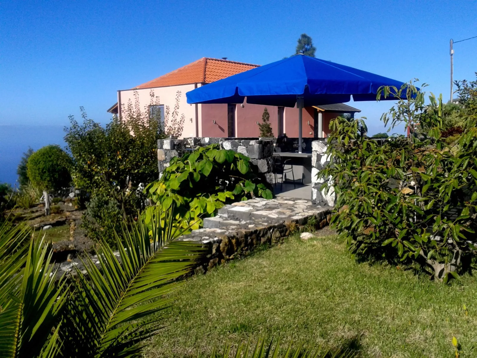 Nettes Ferienhaus in Tijarafe mit Privatem Pool und Panoramablick - Image-tags.info