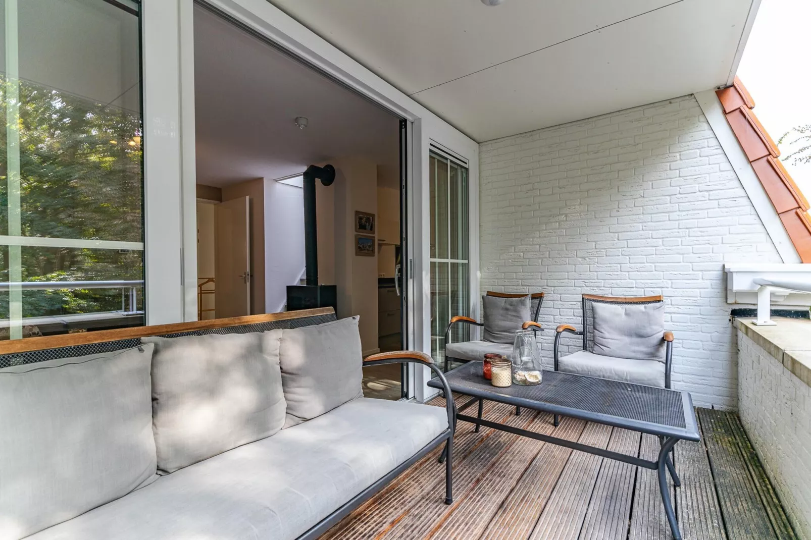 Appartement Duinhof Dishoek 13M - 6 personen de luxe-Terrasbalkon