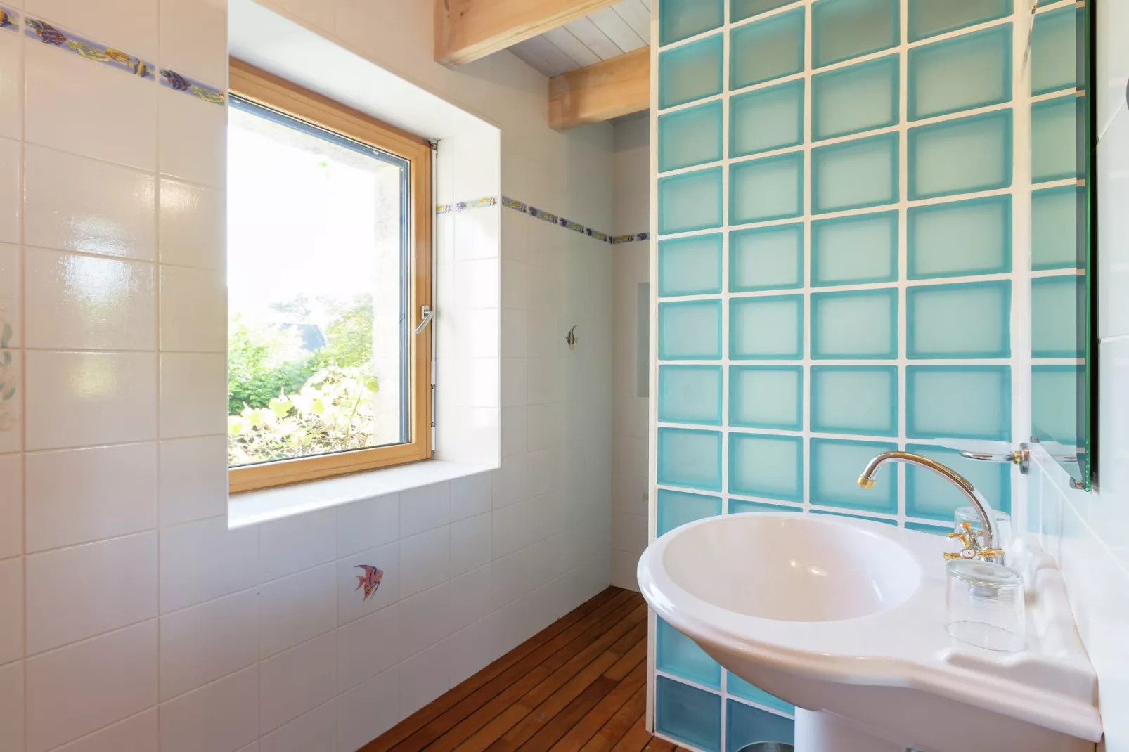 Maison de Vacances à Plounéour- Brignogan Plages-Badkamer