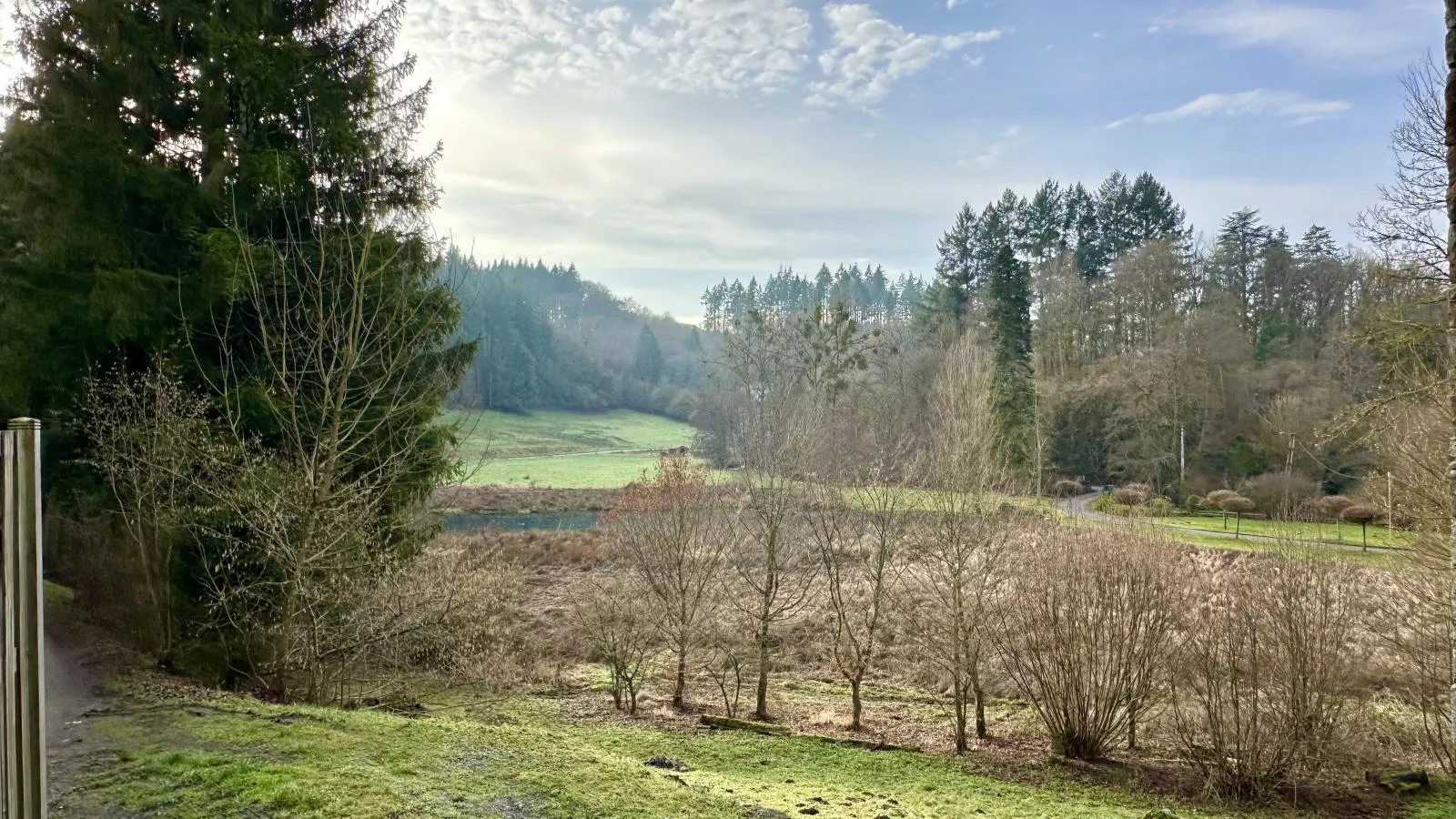 Gite de Montaigle - Uitzicht winter