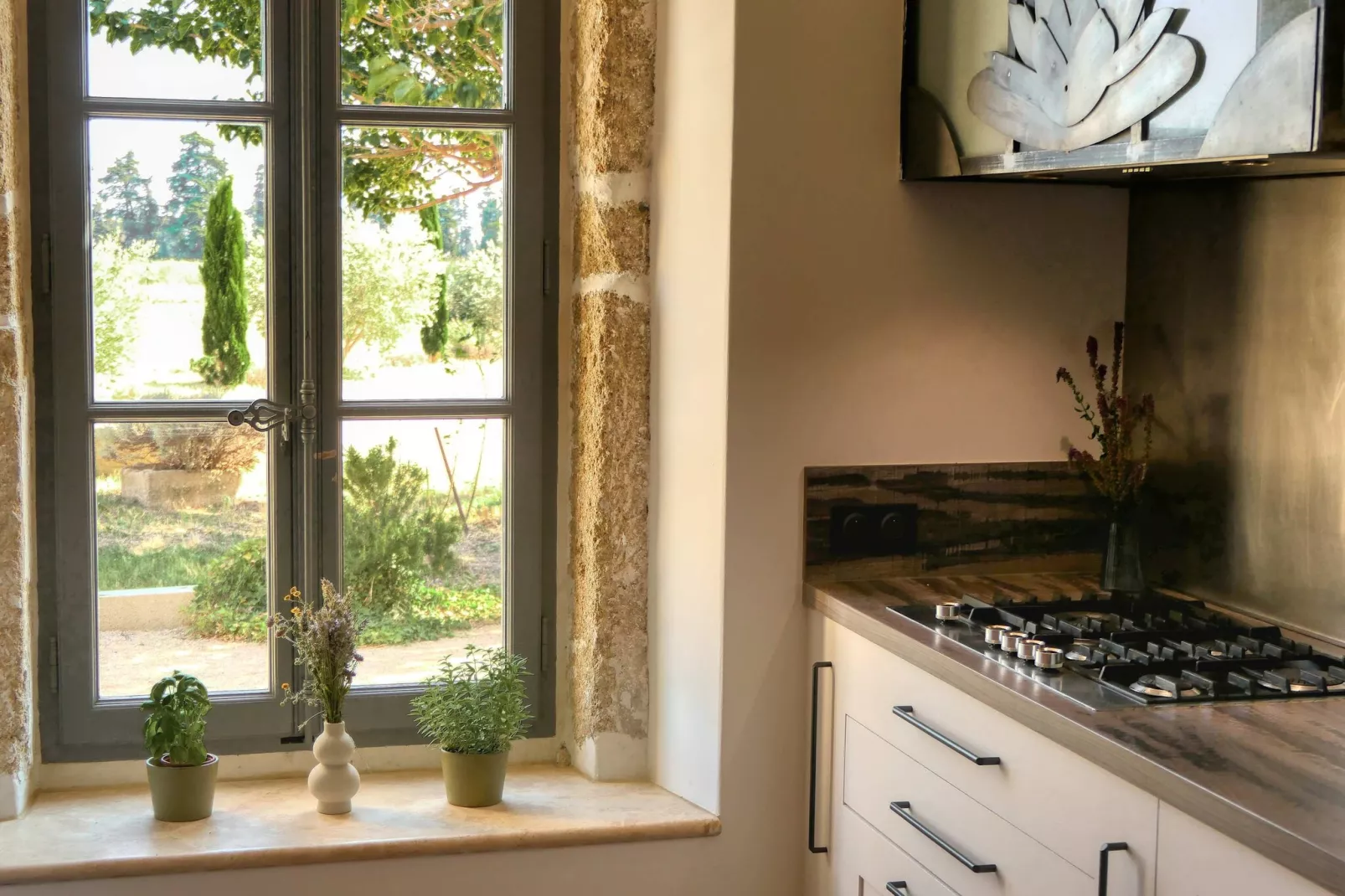 Mas du Mûrier-Keuken