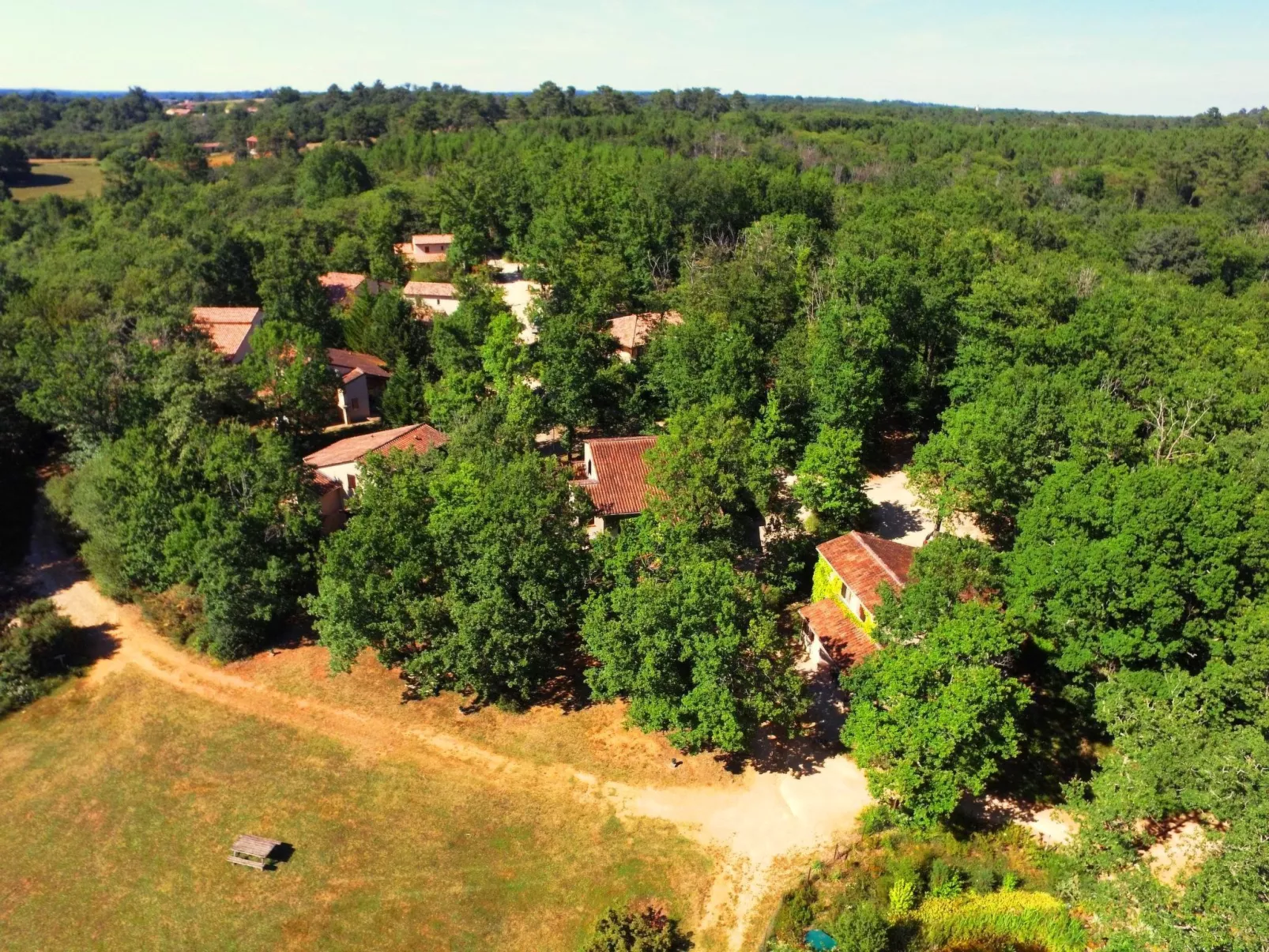 Feriendorf im Périgord - Villa 6-8 pers. - Buiten