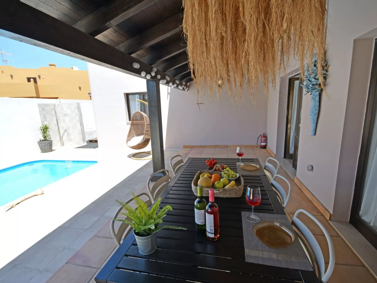 Komfortables Ferienhaus in Corralejo mit privatem Garten und beheiztem Pool - Image-tags.info