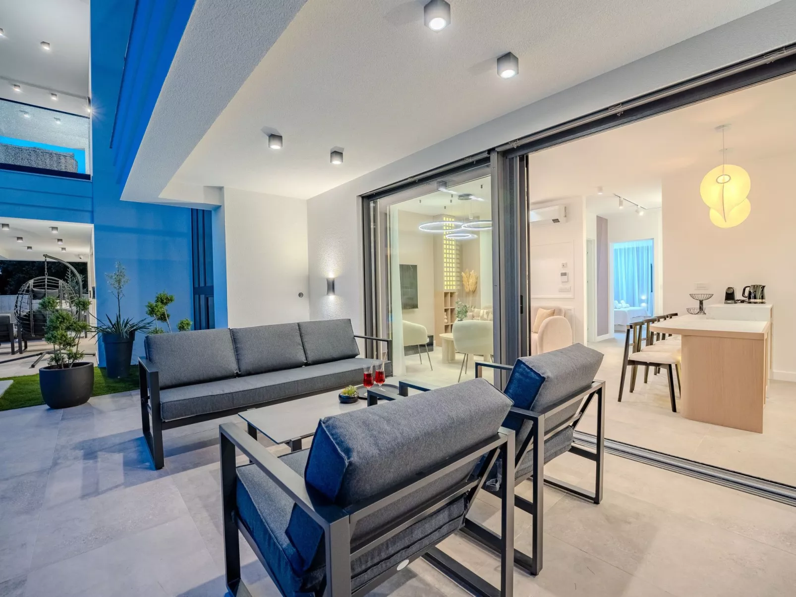 Zwei-Schlafzimmer-Wohnung Dantela mit privatem Pool - Binnen