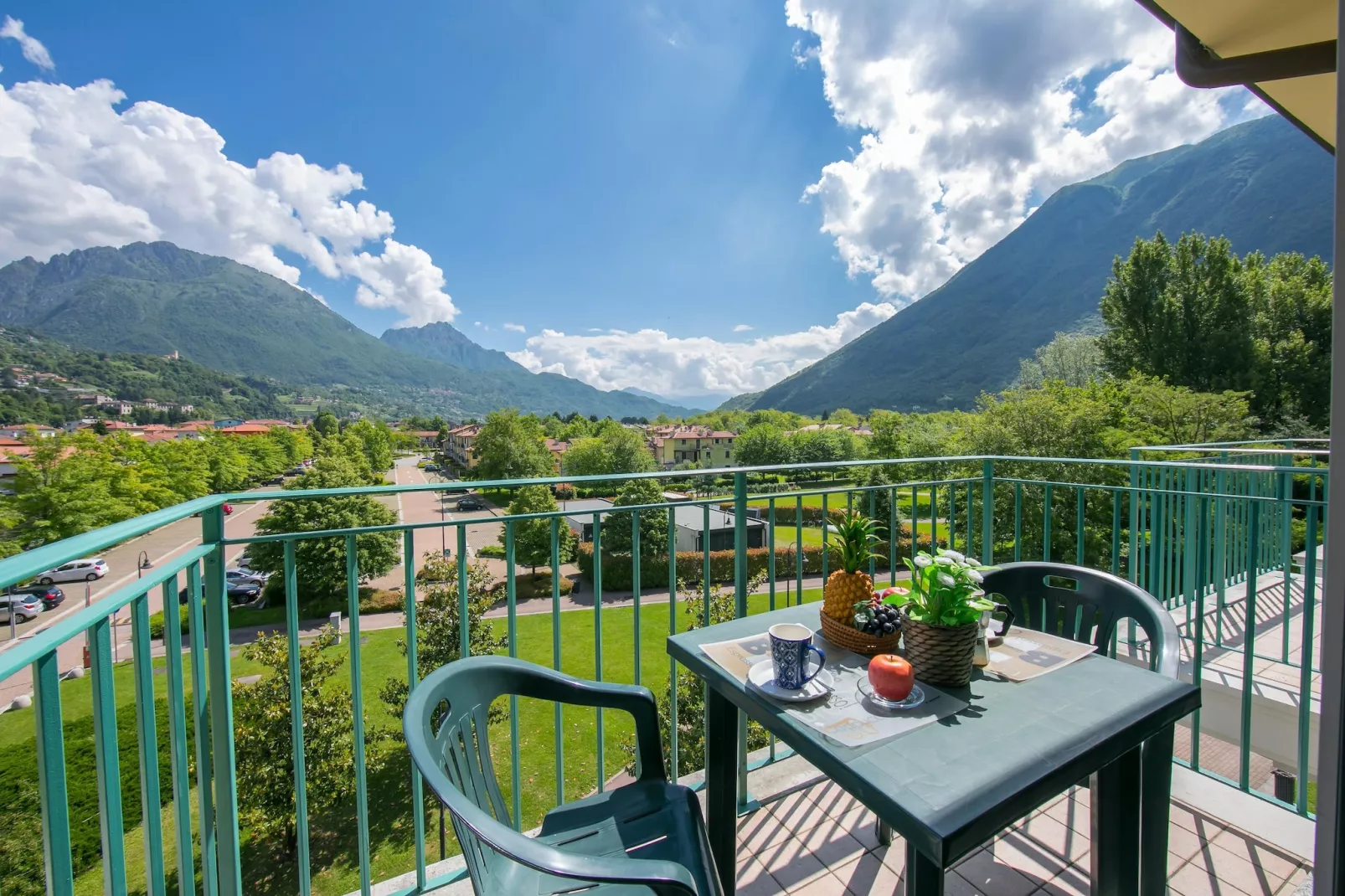 RESIDENCE PORTO LETIZIA - PALACE-1ROOM APT 4 PAX MOUNTAIN VIEW PLUS 8203 - P1MP4 - Terrasbalkon