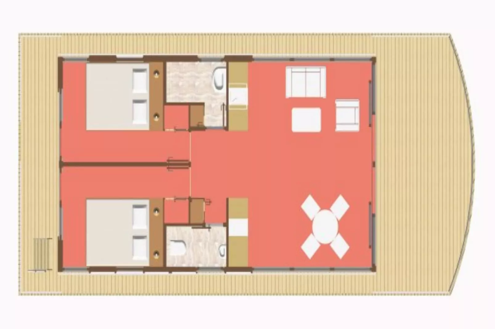 Floating House Charlotte - Plattegrond
