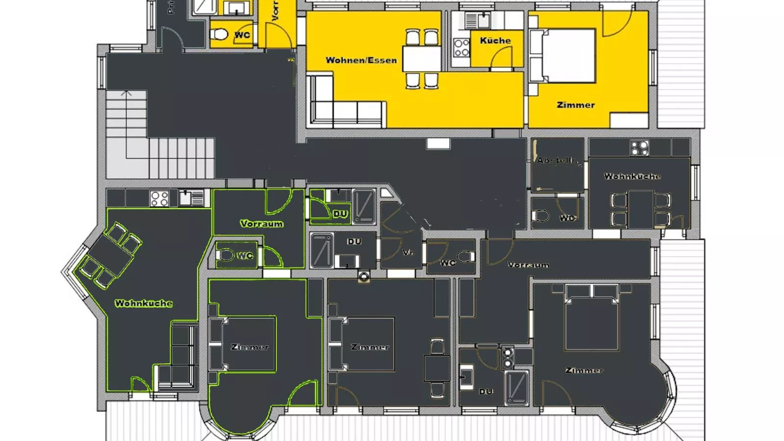 Landhaus Marchfeld Top 1  Top 2 Top 3 - Plattegrond