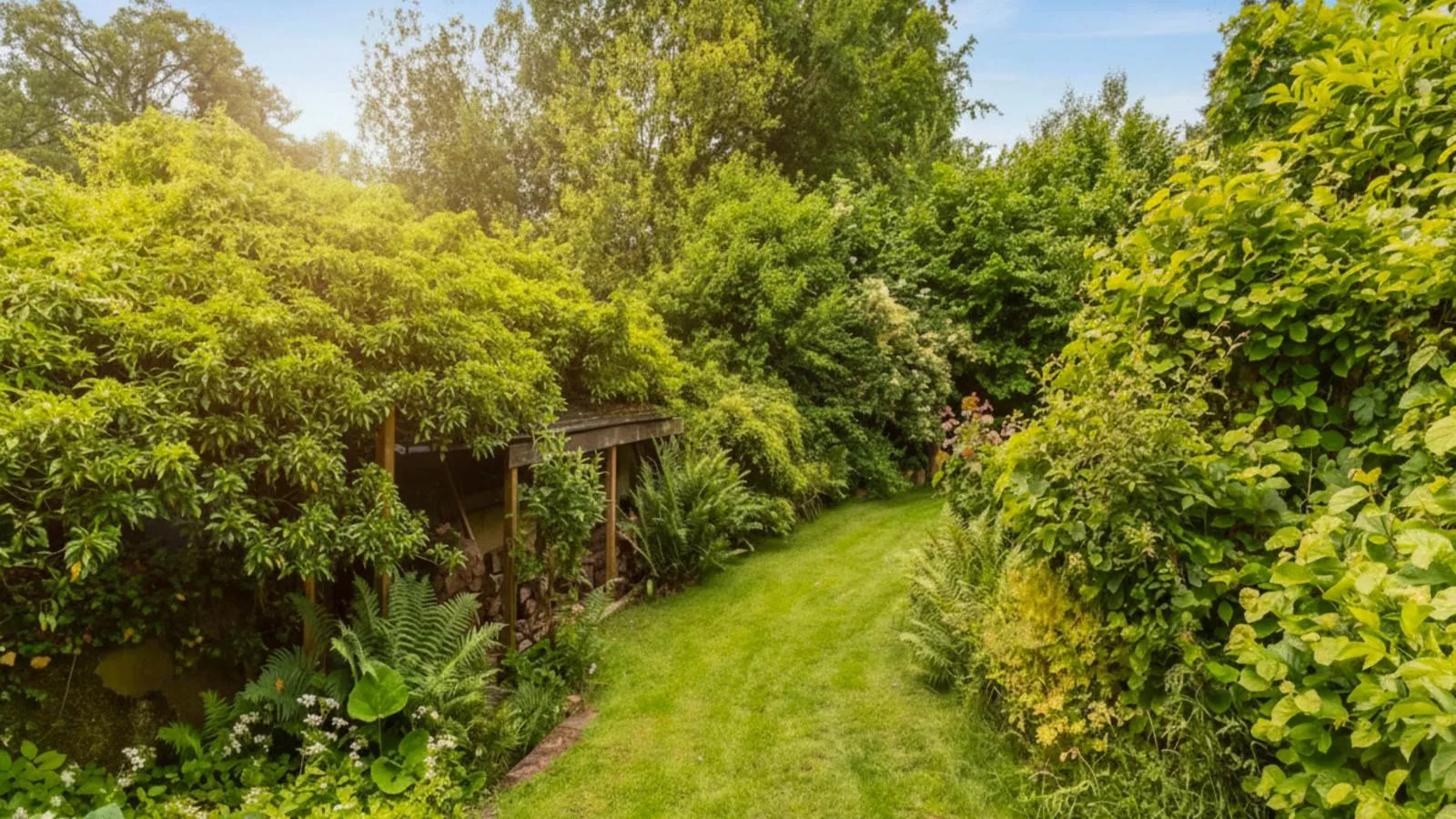 Wellnesshuisje Engelse Tuin-Tuinen zomer