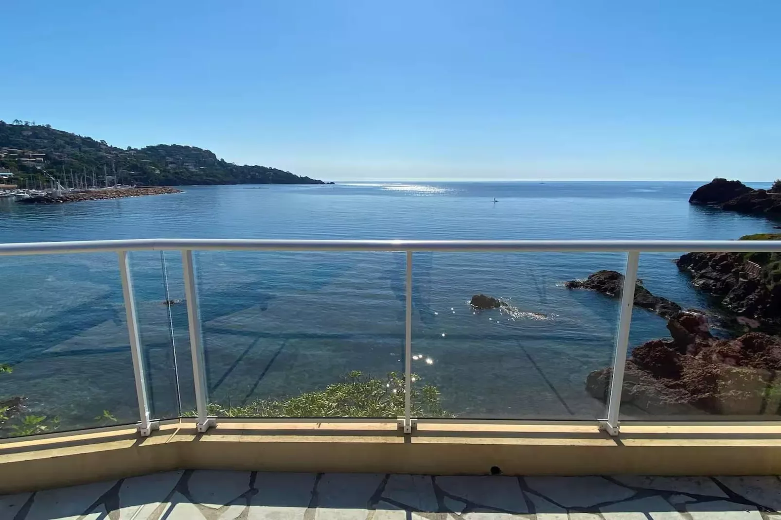 Villa plage privée vue sur la mer-Uitzicht zomer