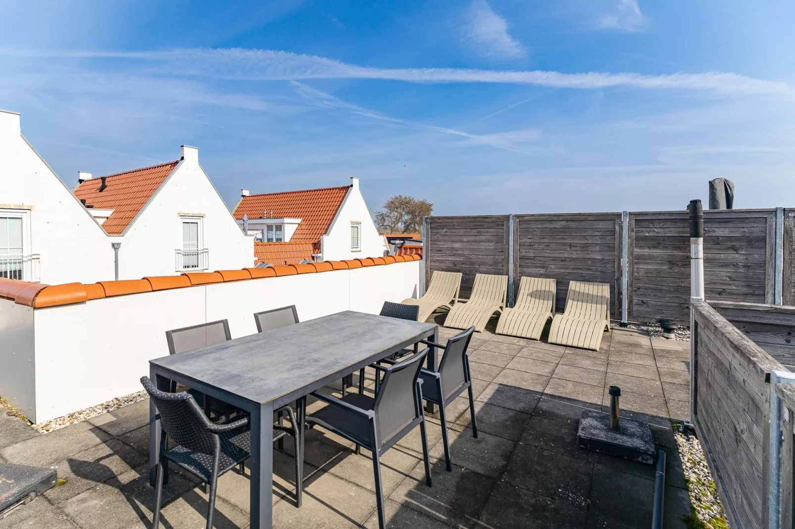 Appartement Duinhof Dishoek 13M - 6 personen de luxe-Terrasbalkon