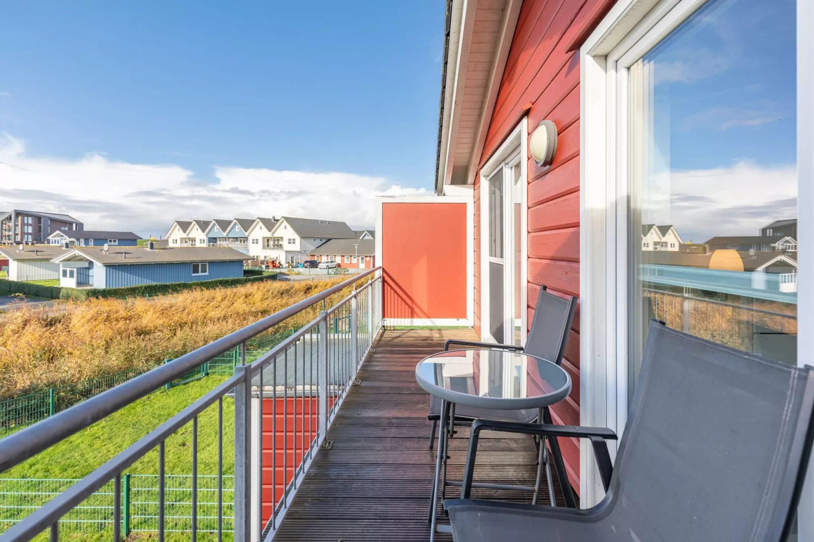 Reihenhaus in Dagebüll - Krabbenfischer-Terrasbalkon