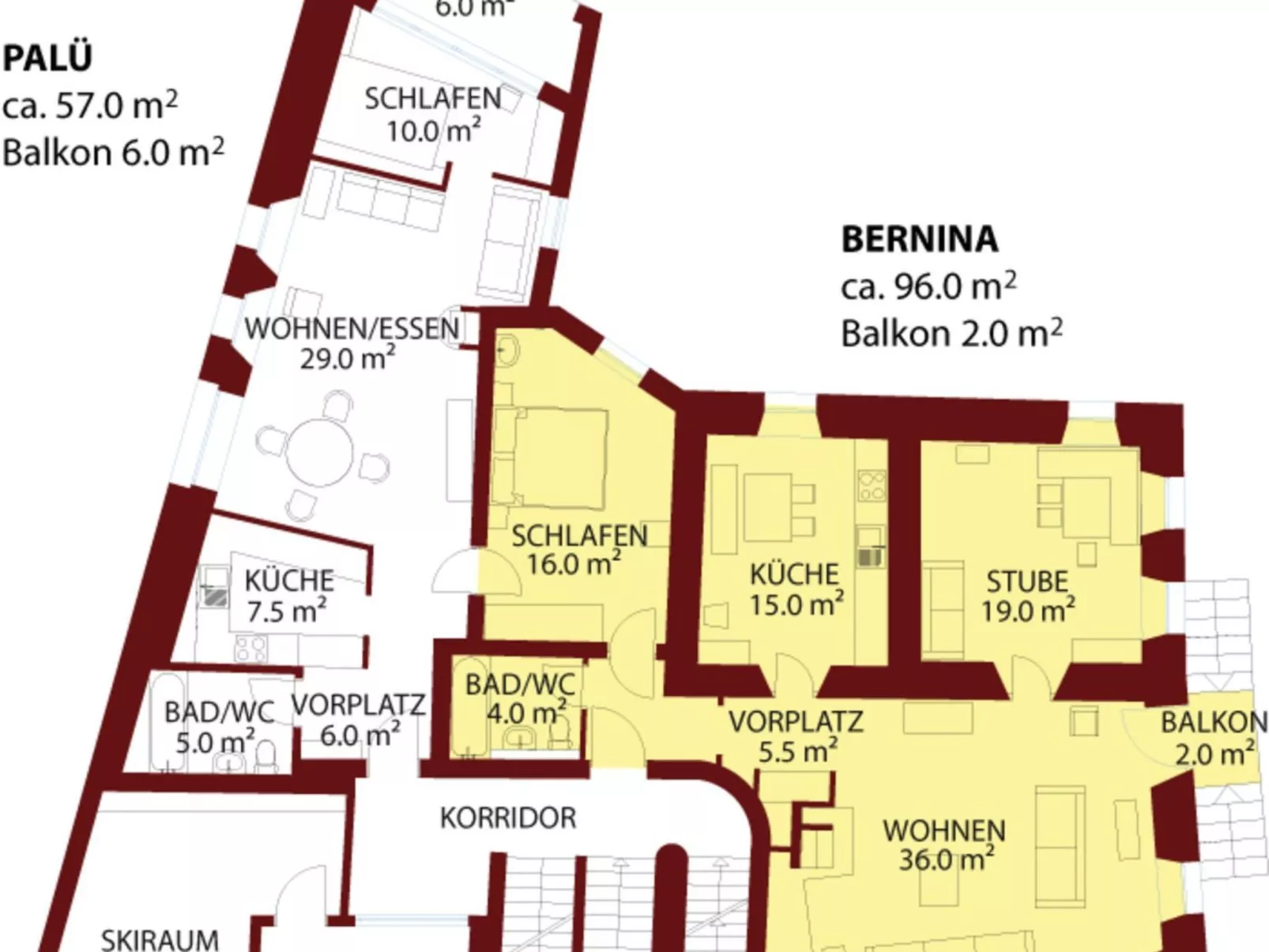 Chesa Michel Bernina - Binnen