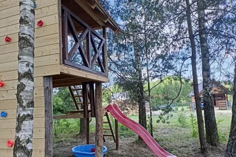 Domek wakacyjny VIP dla max 7 osób w Bałachach - Tuinen zomer