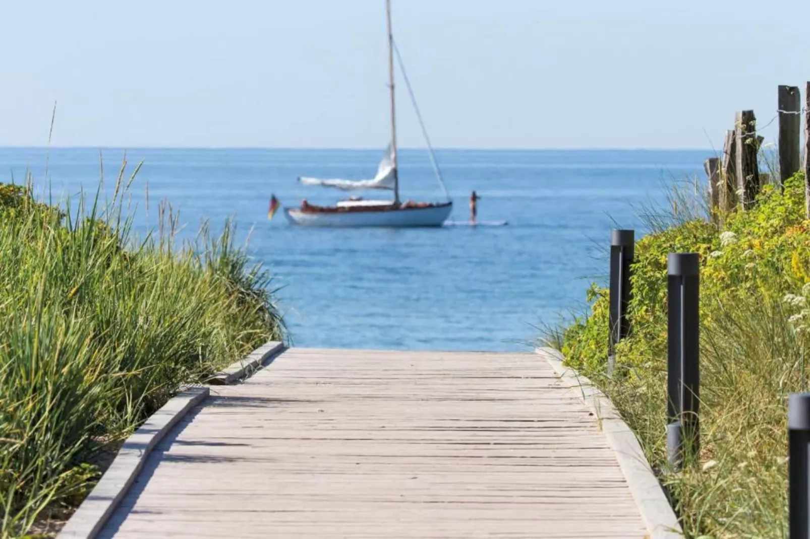 Ferienwohnung Eva mit Meerblick - strandnah - Gebieden zomer 20km