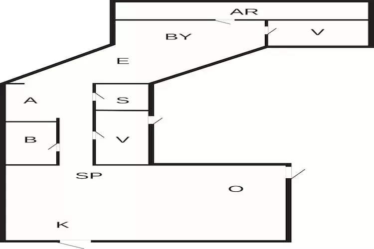 4 sterren vakantie huis in Juelsminde - Plattegrond