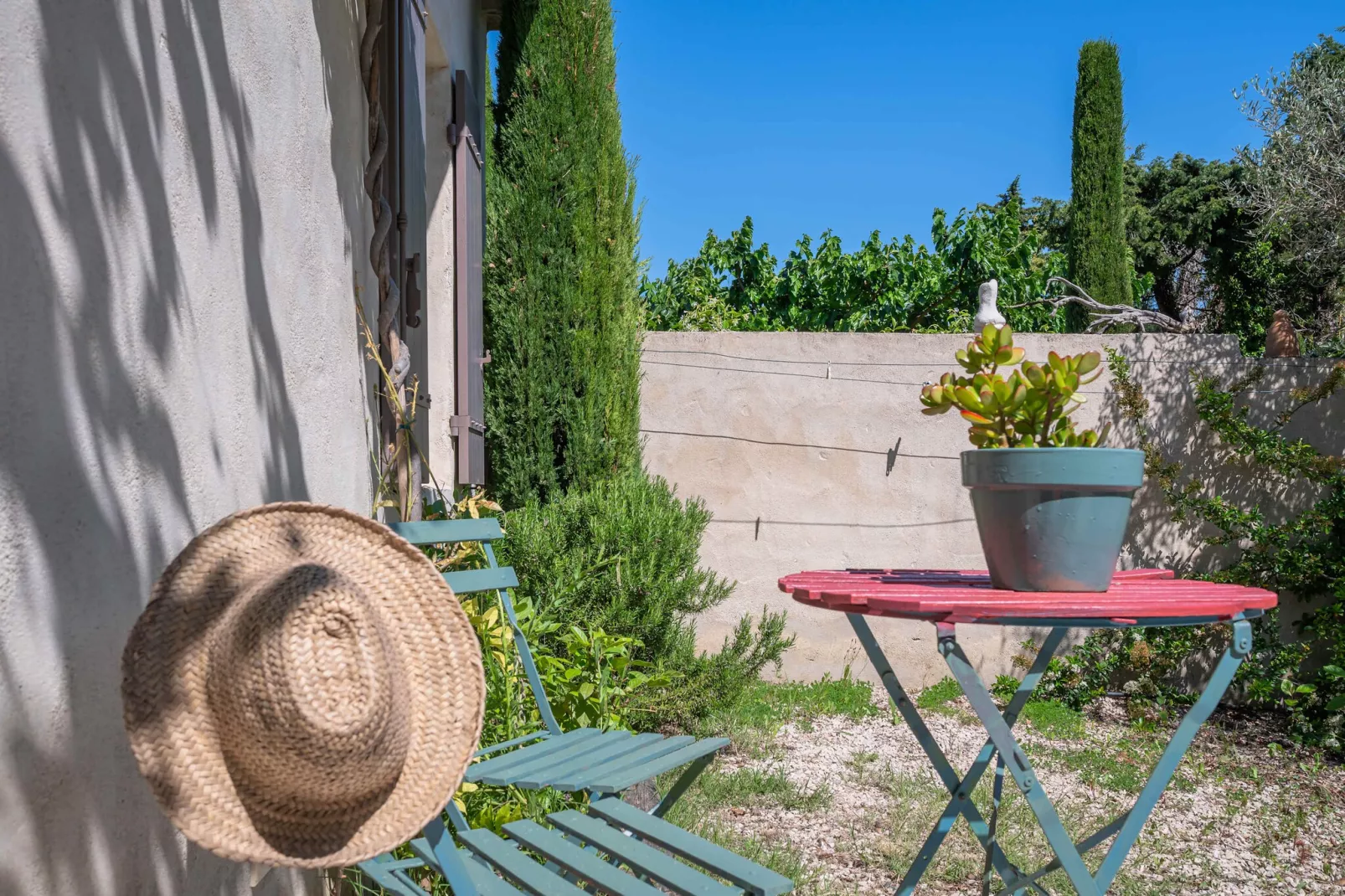 Mas authentique à Paradou Alpilles-Terrasbalkon