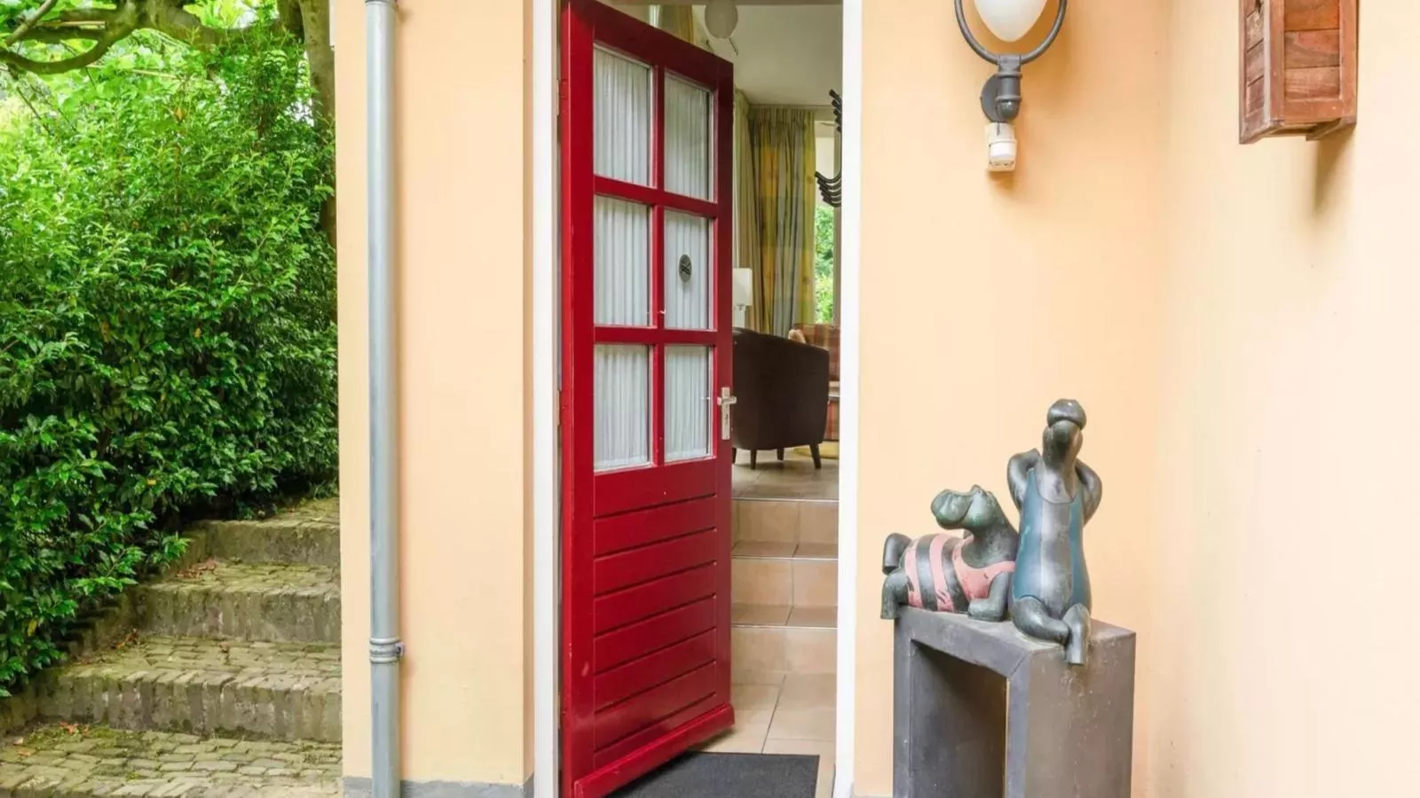 Wellnesshuisje Engelse Tuin-Hal-ontvangst