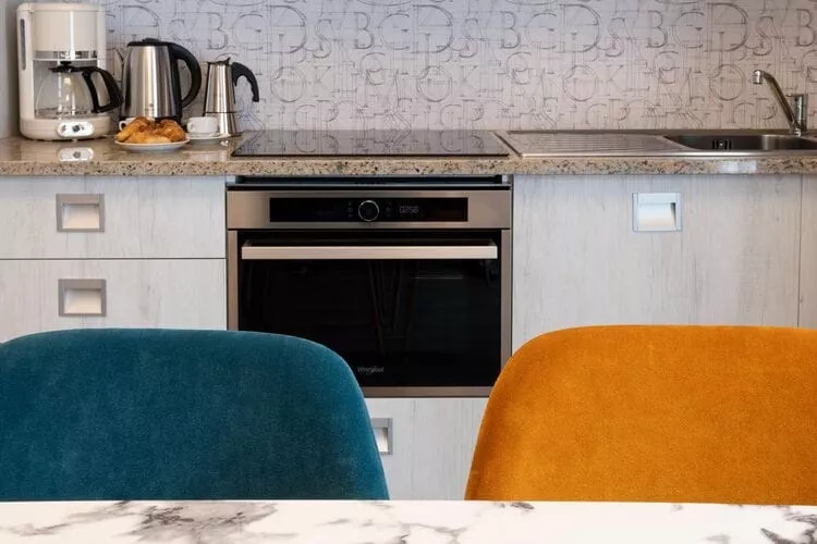 Residence Carl & Do Baveno-Bilo Deluxe Lake View-Keuken