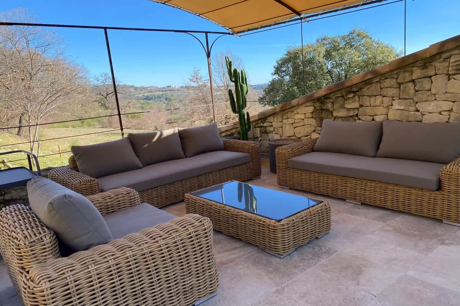 Villa provencale à Murs coeur du Luberon-Terrasbalkon