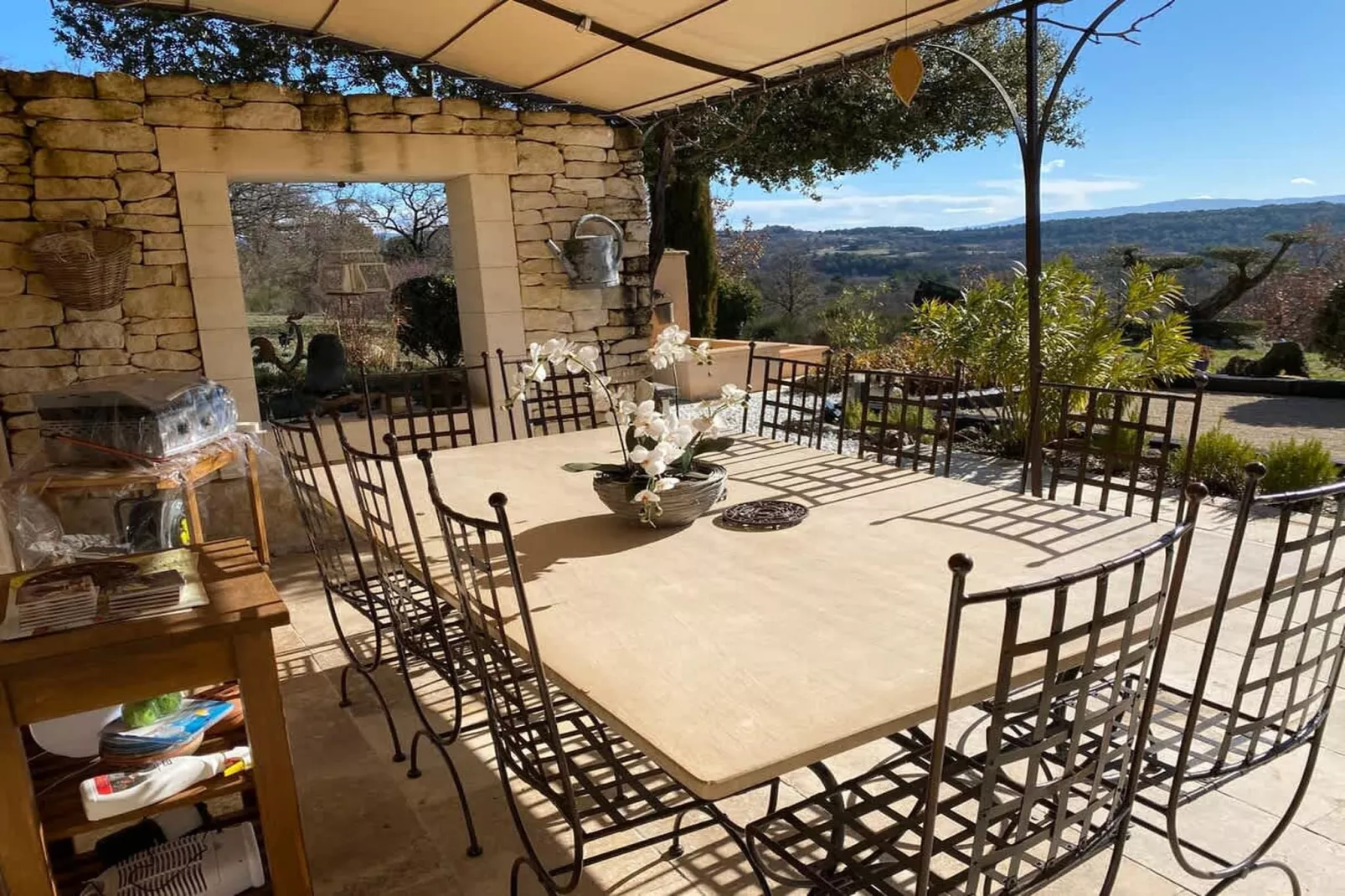 Villa provencale à Murs coeur du Luberon-Terrasbalkon