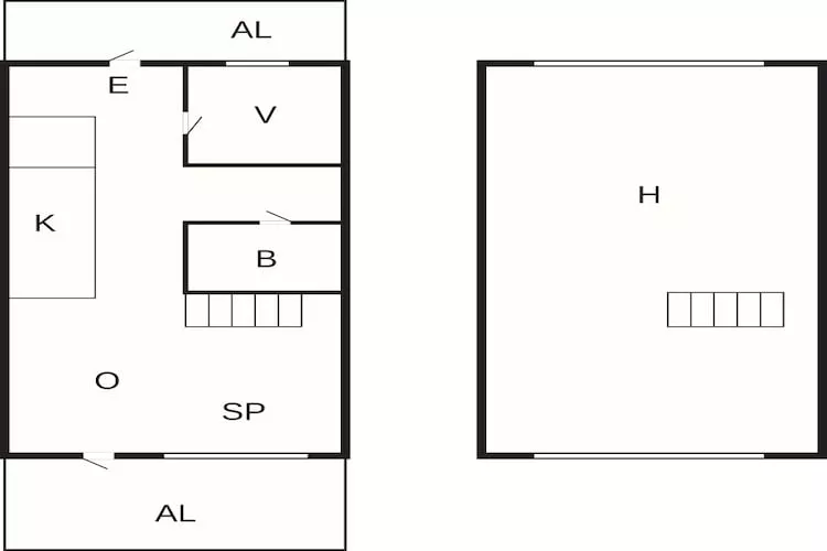 4 sterren vakantie huis in Kalvsund-Plattegrond