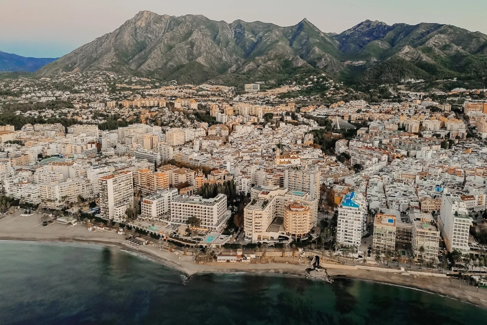 Marbell center - Gebieden zomer 5km