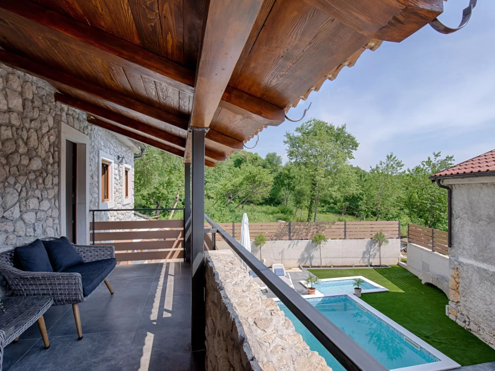 Luxuriöse Steinvilla "Mariva Tribalj" mit Pool - Image-tags.info