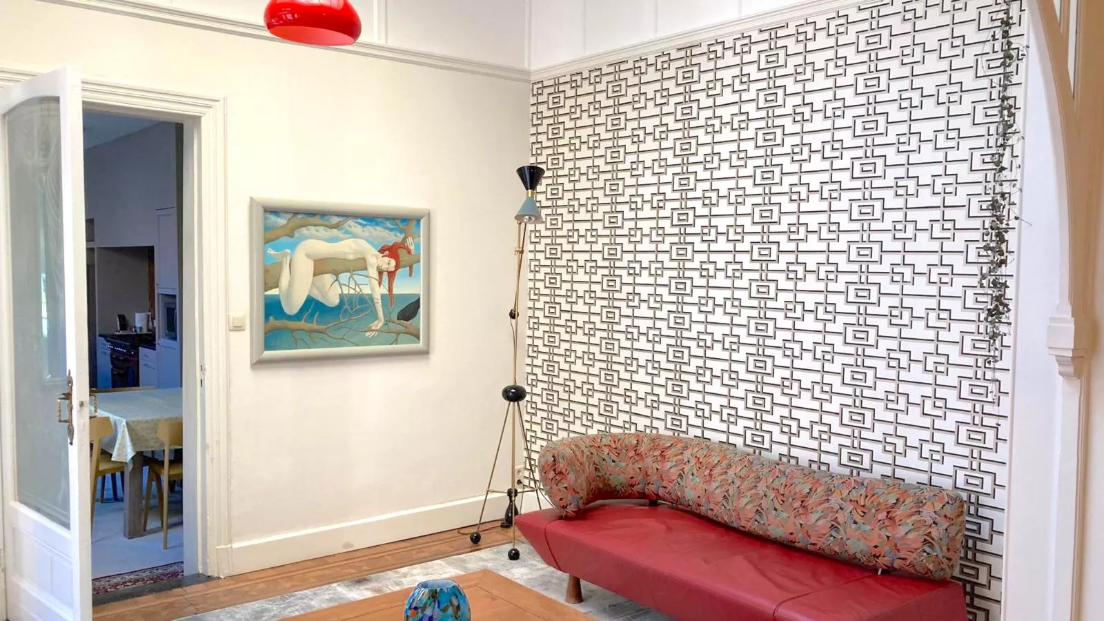 La Maison Bleue Ronse - Woonkamer