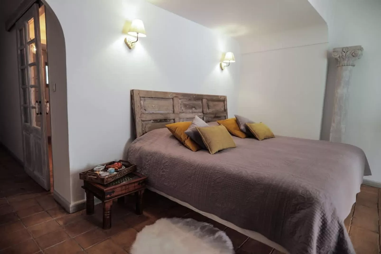 Charmant Mas Provençal avec piscine et jacuzzis-Slaapkamer