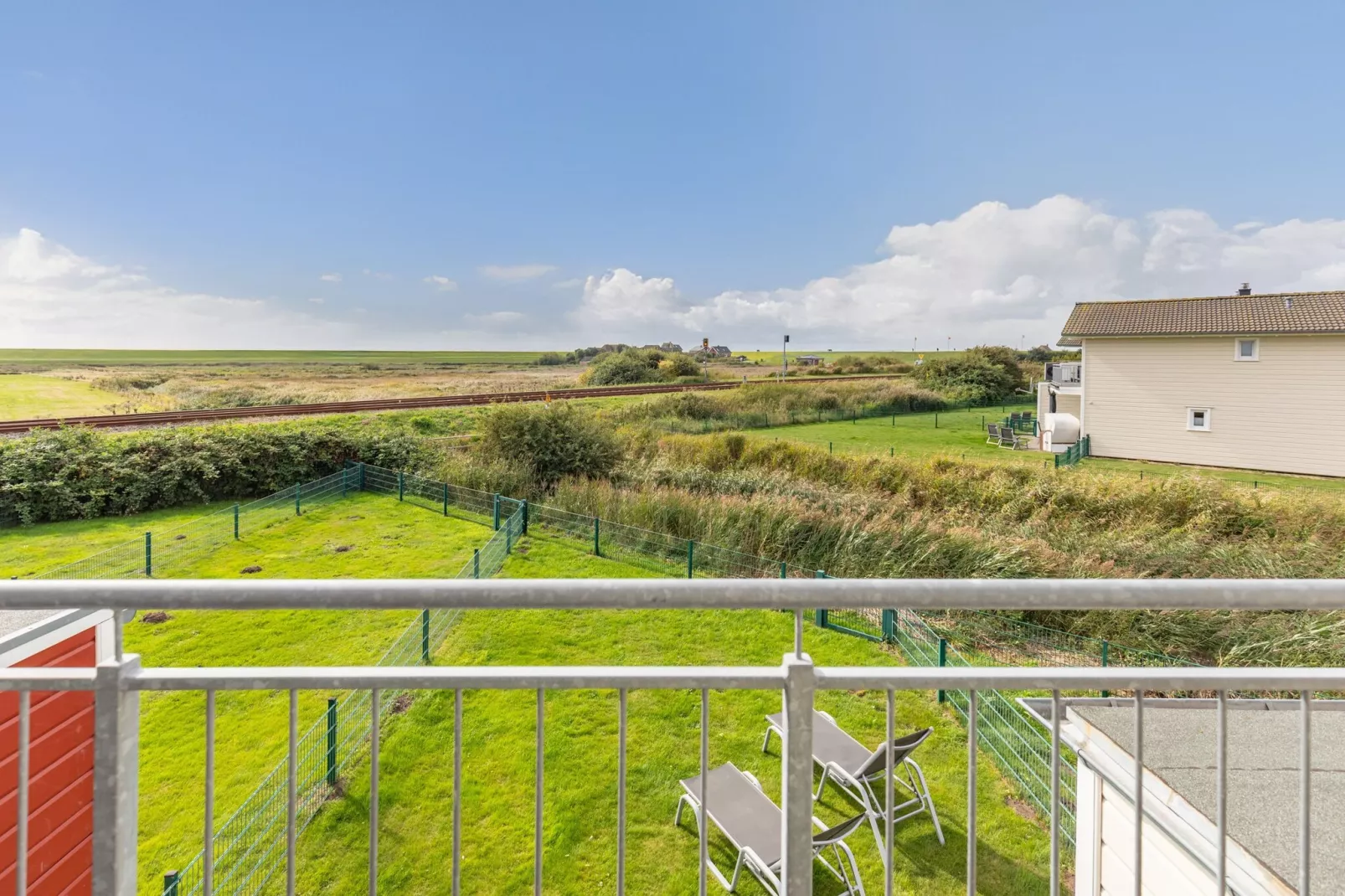 Reihenhaus in Dagebüll - Schimmelreiter-Uitzicht zomer