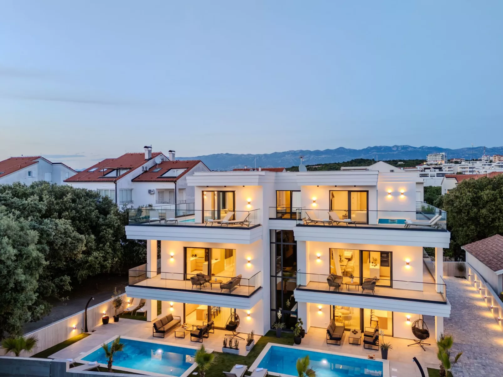 Vier-Schlafzimmer-Wohnung Dantela mit Tauchbecken - Binnen