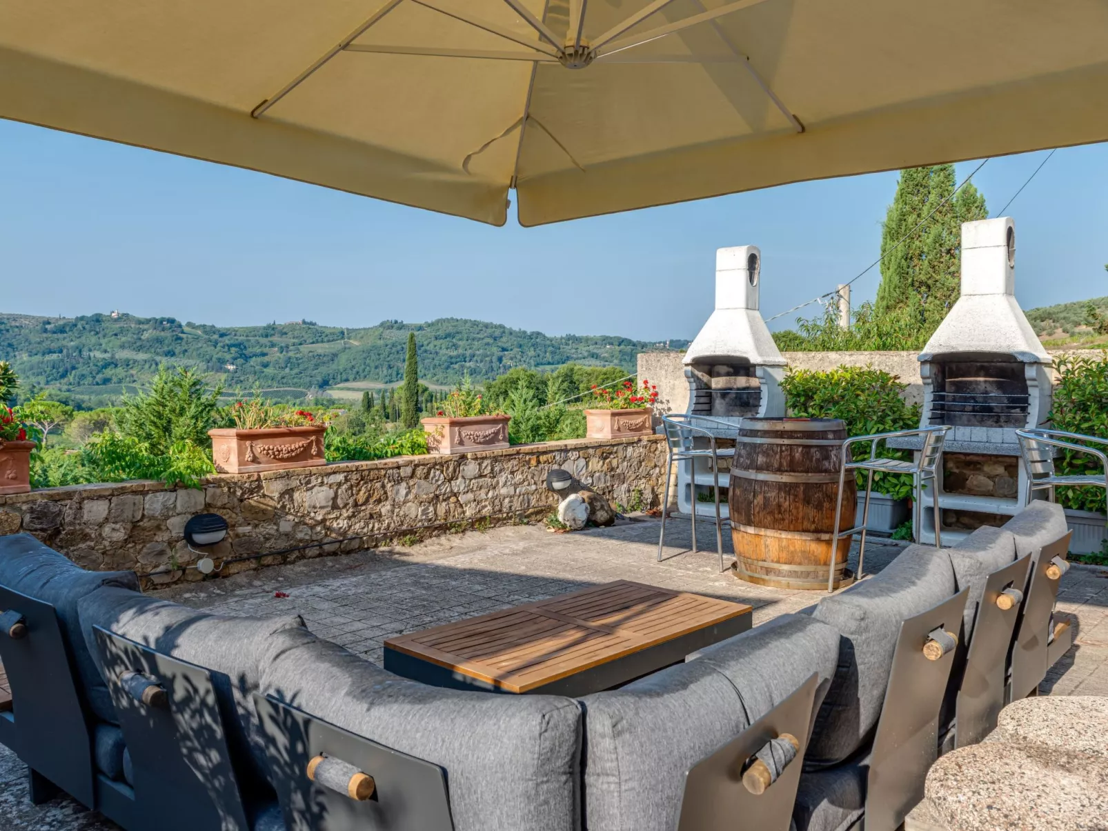 Weiberg Pool Acquapietra Villa Florenz mit Weinbergen und Pool | Vakantiehuisjes.nl