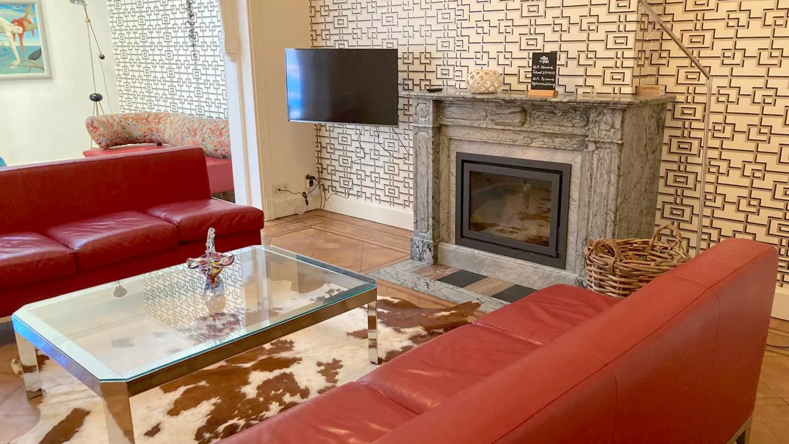 La Maison Bleue Ronse - Woonkamer