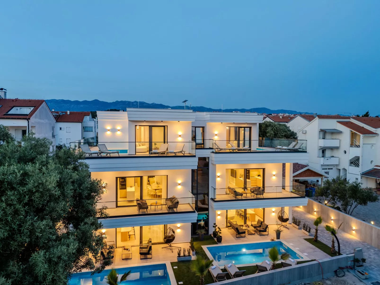 Vier-Schlafzimmer-Wohnung Dantela mit Tauchbecken - Binnen