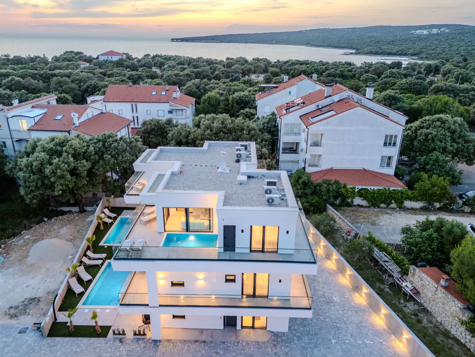 Zwei-Schlafzimmer-Wohnung Dantela mit privatem Pool - Binnen