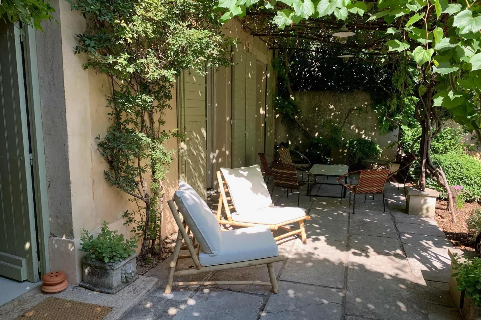 Mas Maillane demeure du XVIIIe entièrement rénové-Terrasbalkon