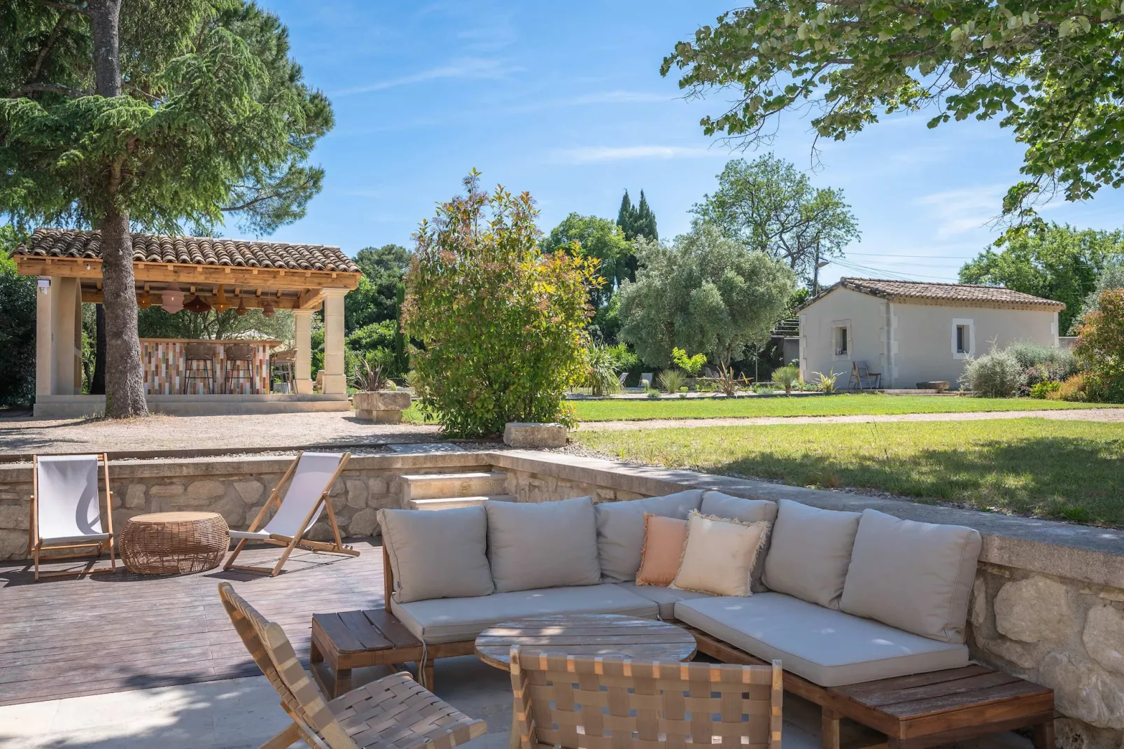 Mas prestigieux au coeur de Saint-Remy-de-Provence-Terrasbalkon