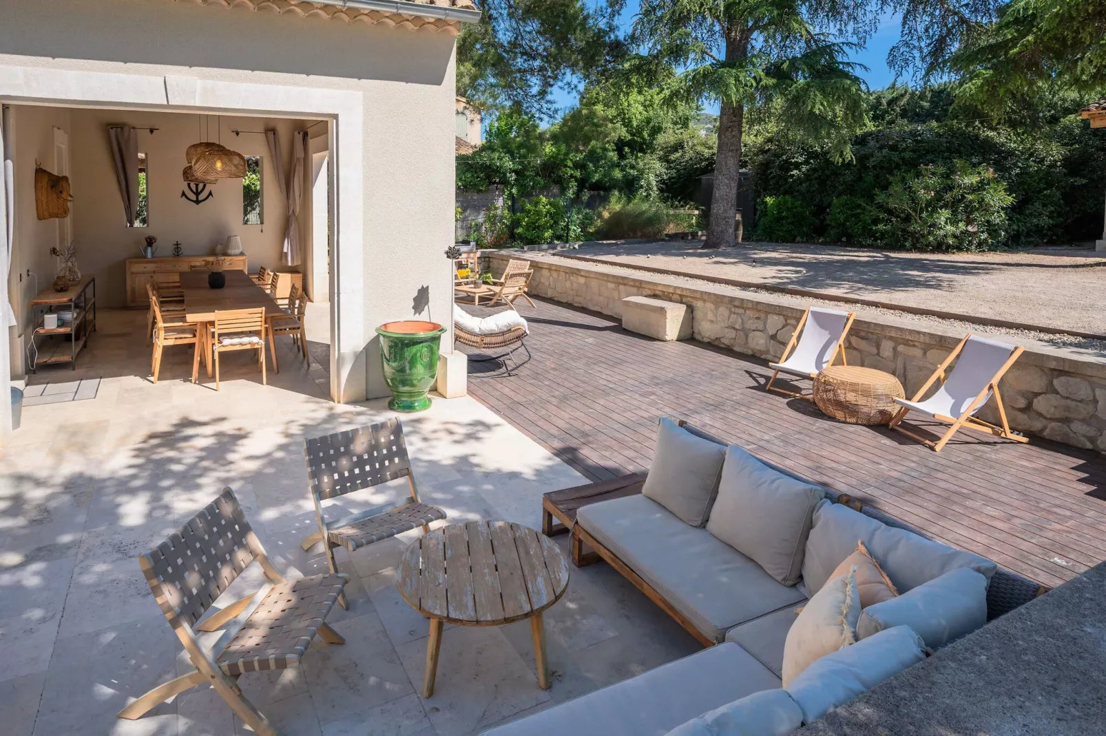 Mas prestigieux au coeur de Saint-Remy-de-Provence-Terrasbalkon