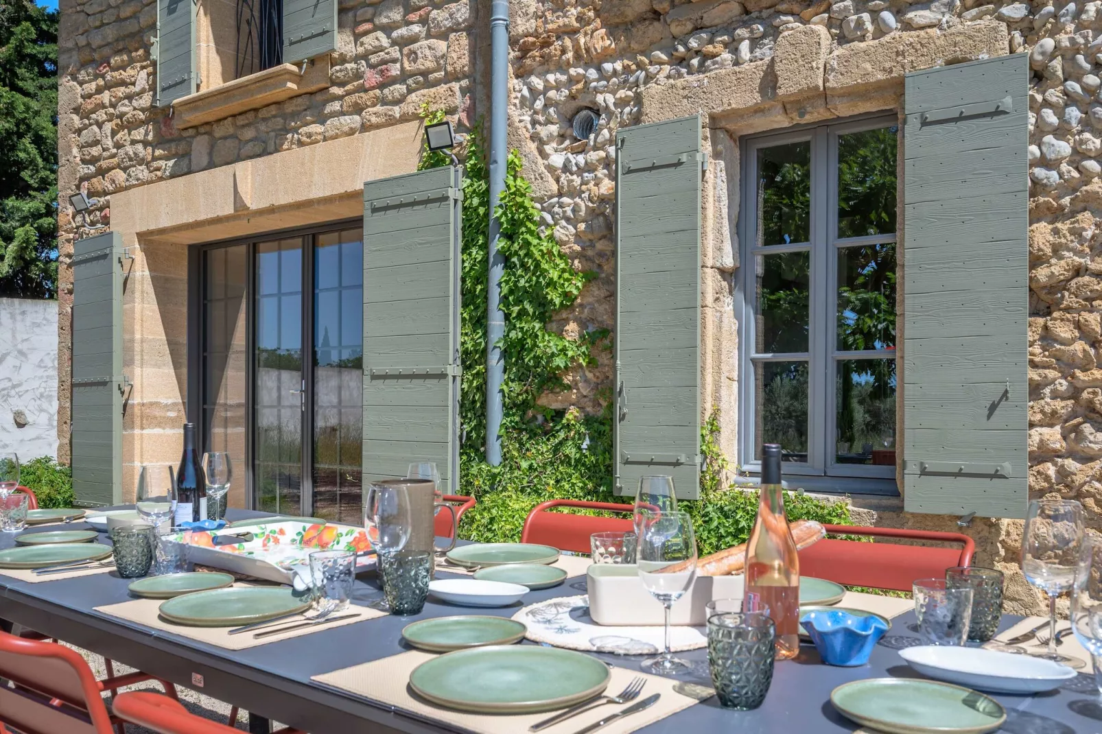 Mas du Mûrier-Terrasbalkon