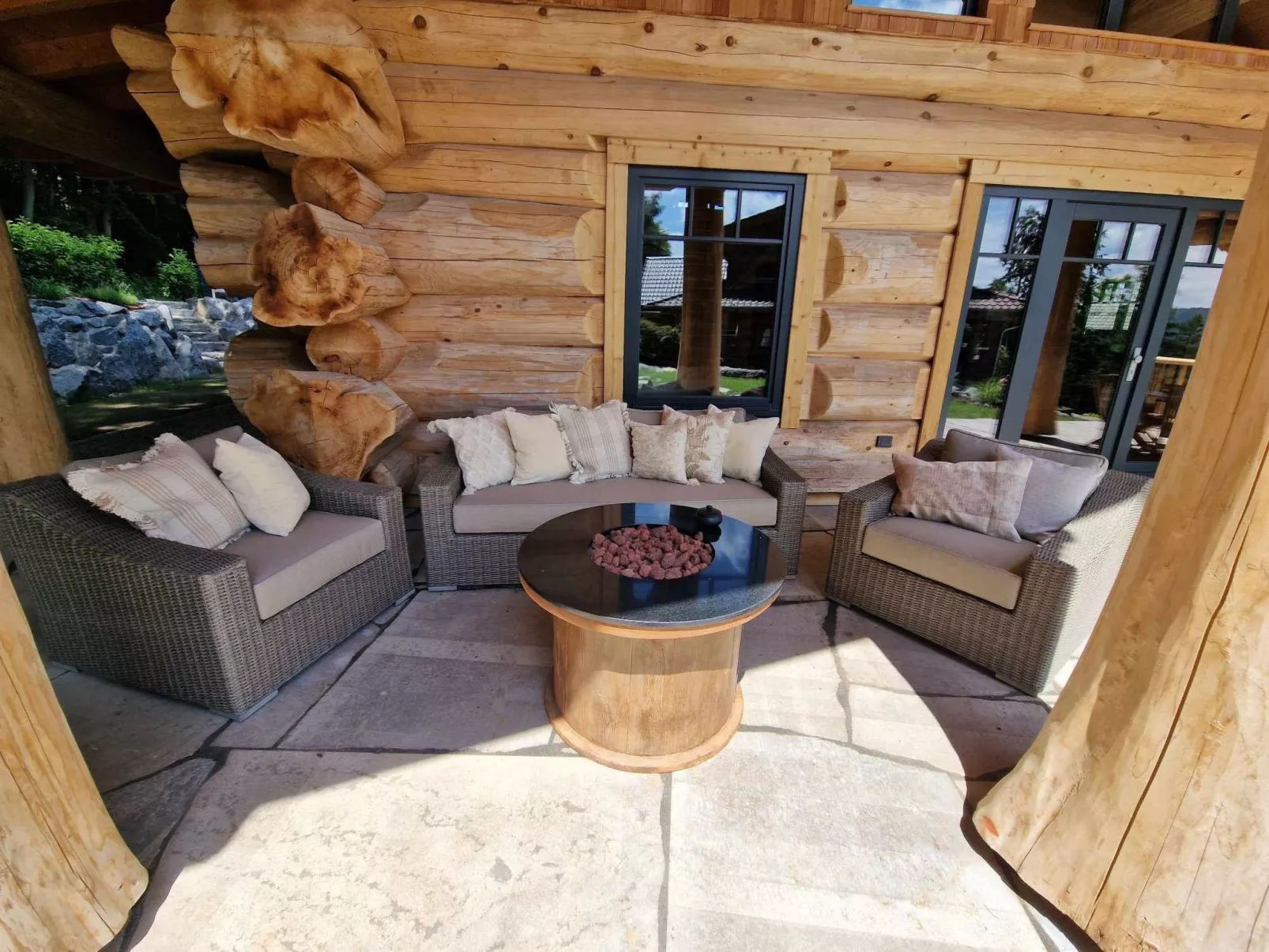 Luxus-Blockhausparadies Eveningwood im Spessart - Image-tags.info