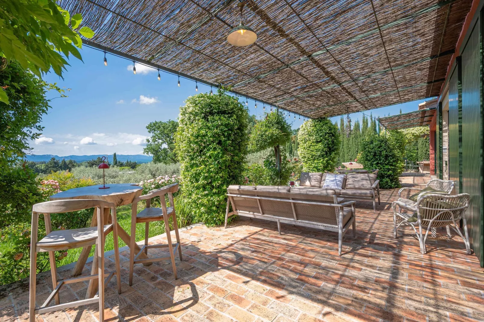 Le Mas Elaïa  votre havre familial avec piscine privée-Terrasbalkon