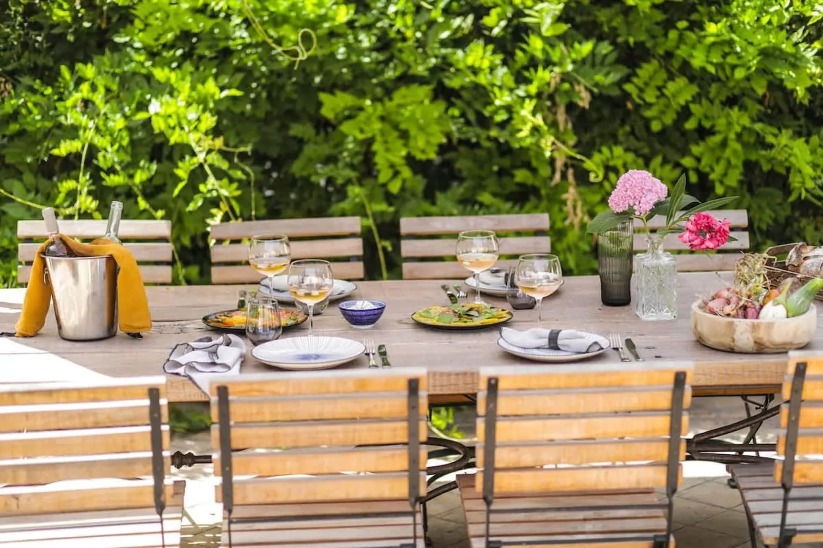 Charmant Mas Provençal avec piscine et jacuzzis-Terrasbalkon