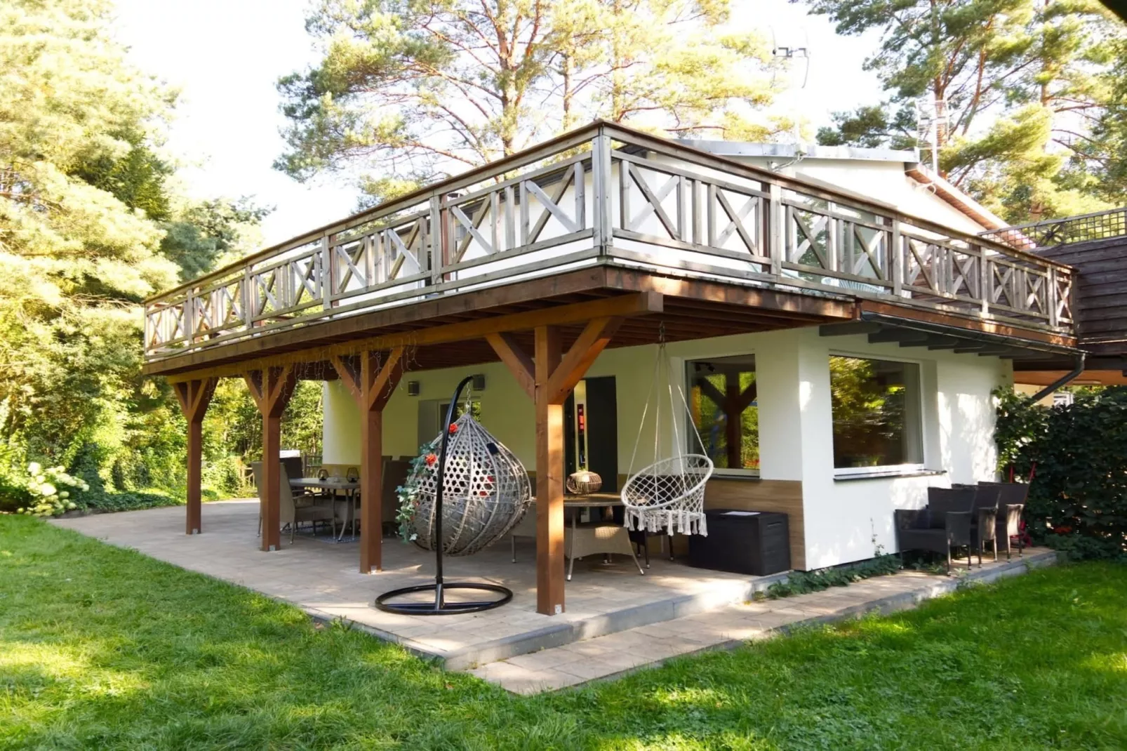 Dom wakacyjny w Starych Czaplach z dużą sauną