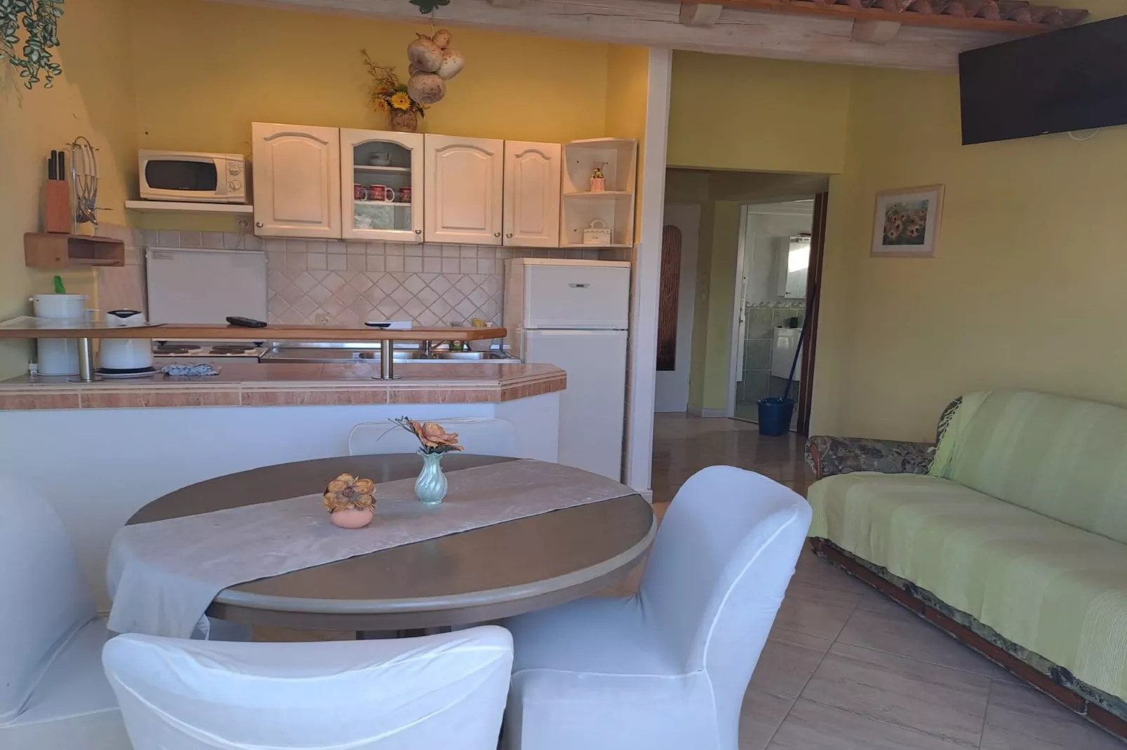 Apartments Gordana - Two Bedroom Apartment with Balcony and Sea View - A4-Keuken