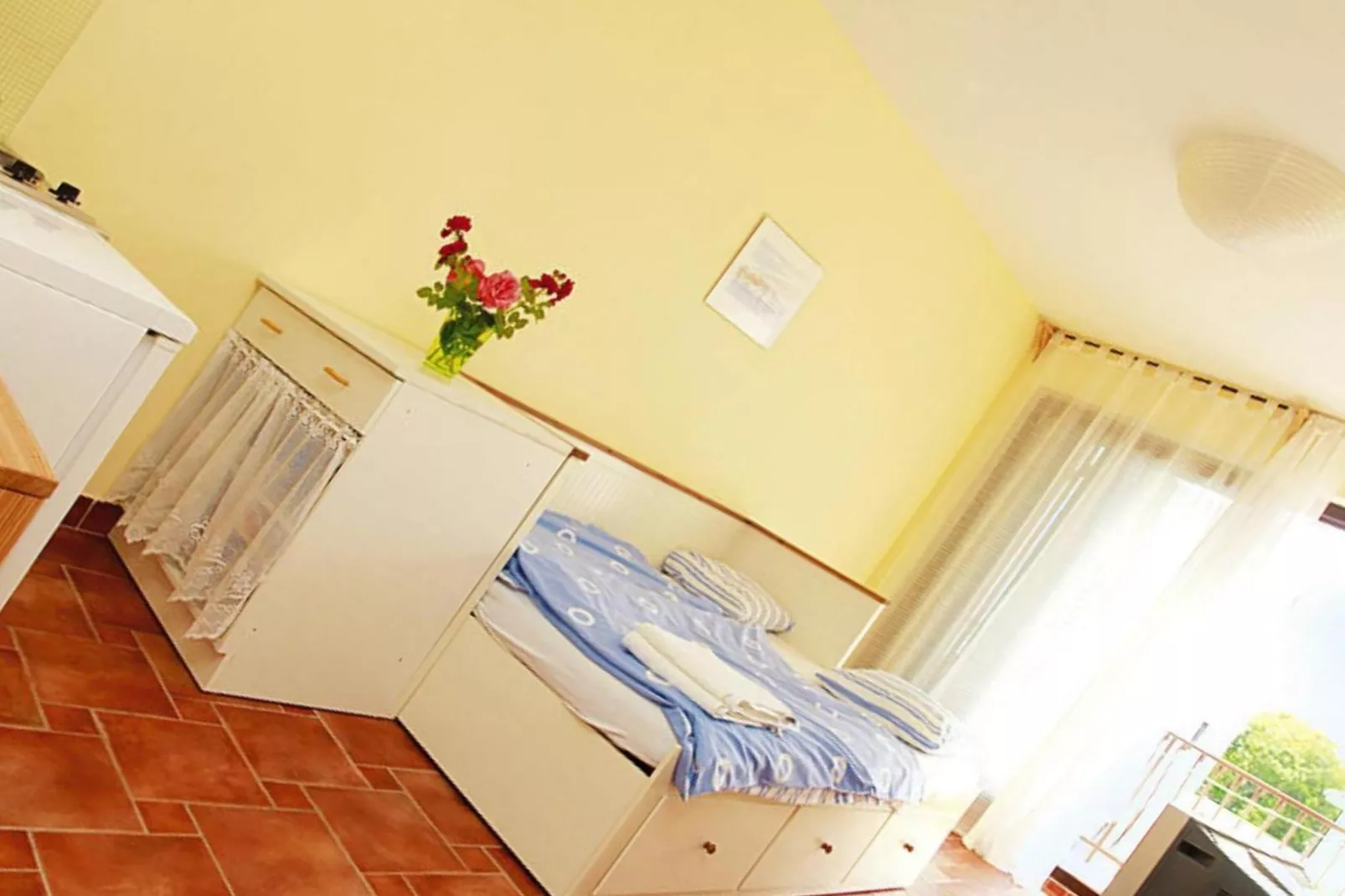 Apartments Pontos, Jadranovo-Studio, A2, ca. 26 qm, für 2 Pers.-Slaapkamer