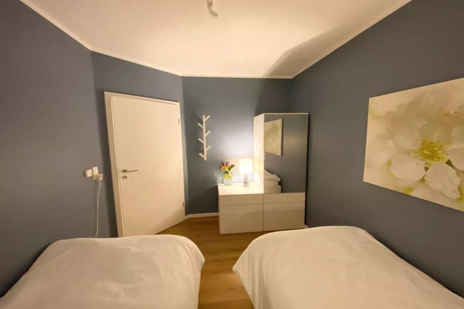 Ferienwohnung Deichglück 4 Pers-Slaapkamer