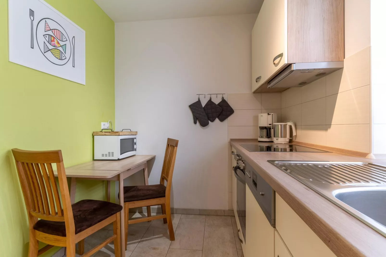 Doppelhaushälfte Op de Geest St Peter-Ording-Keuken