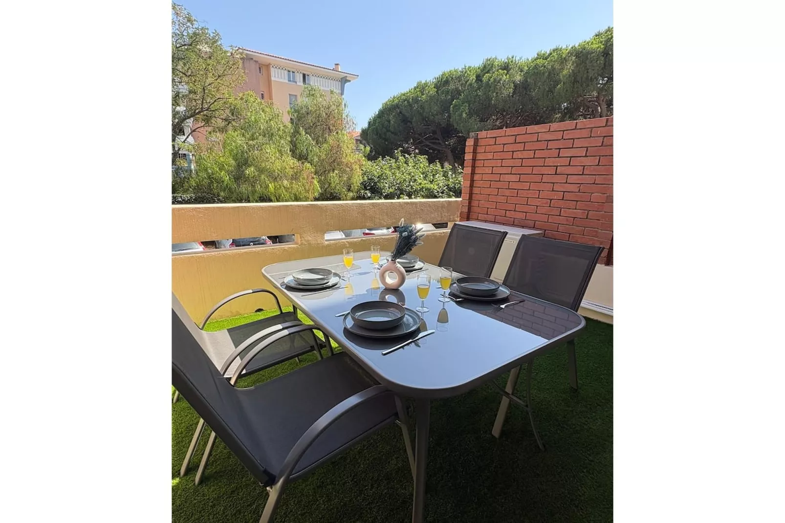 Suite Design Blue – Terrasse & Clim – Fréjus Plage